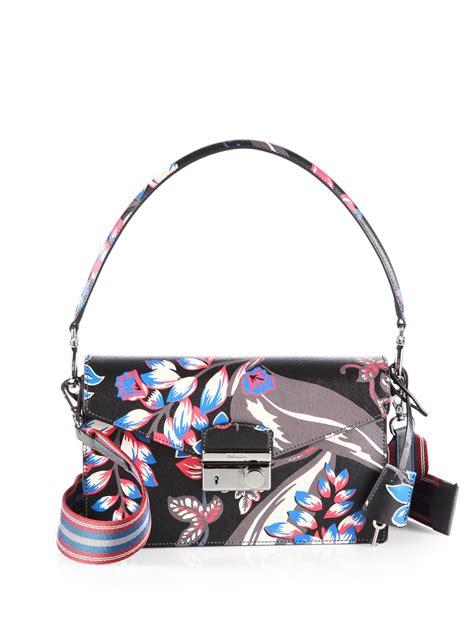 guang tong prada|Guang Tong Leather Printed Shoulder Bag .